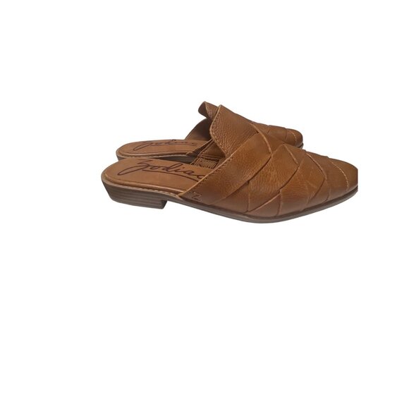 Zodiac Womens Slip-On Woven Leather Mules Size 9 Tan NWOT - Picture 3 of 7